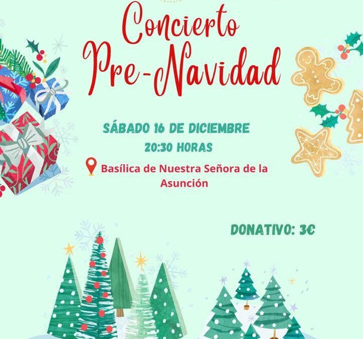 Concierto de Navidad por la Unión Musical de Cieza en la Asunción