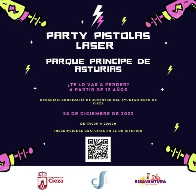 Abierta la inscripción de la actividad de paintball láser por Navidad