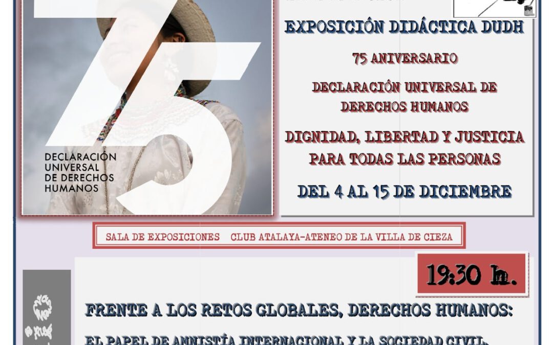 75 aniversario de la Declaración Universal de los Derechos Humanos