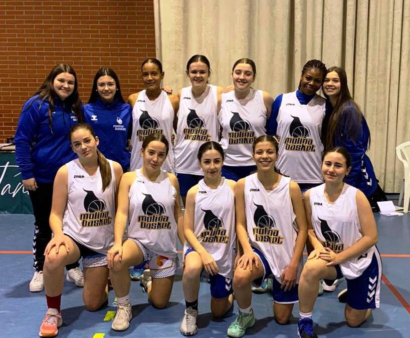 El combinado Molina-Siyâsa Basket cadete femenino segundo clasificado en el torneo navideño de Caravaca