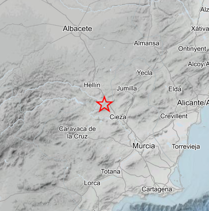 Los vecinos de Ascoy sienten un terremoto originado en Hellín