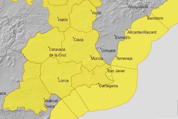 AEMET avisa de fuertes rachas de viento para el martes