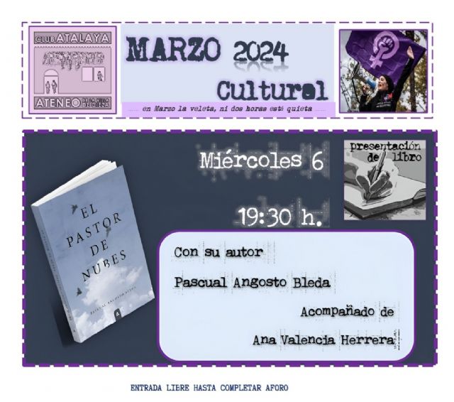 Presentación del libro ‘El pastor de nubes’ de Pascual Angosto