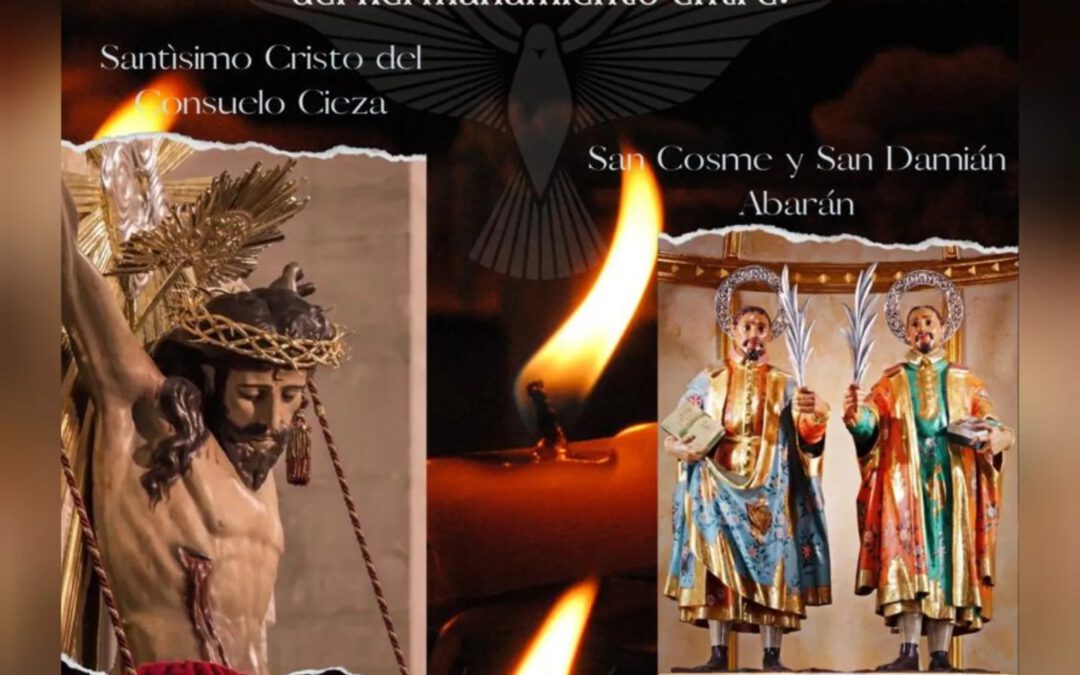 Solemne Procesión Extraordinaria con el Santo Cristo de Cieza, y los Santos Médicos de Abarán