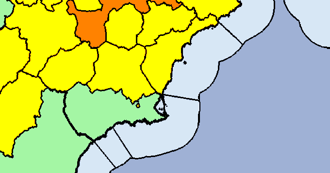 Aviso amarillo por altas temperaturas para el jueves
