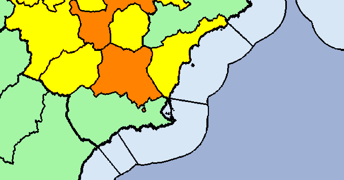 Aviso naranja por altas temperaturas para el miércoles