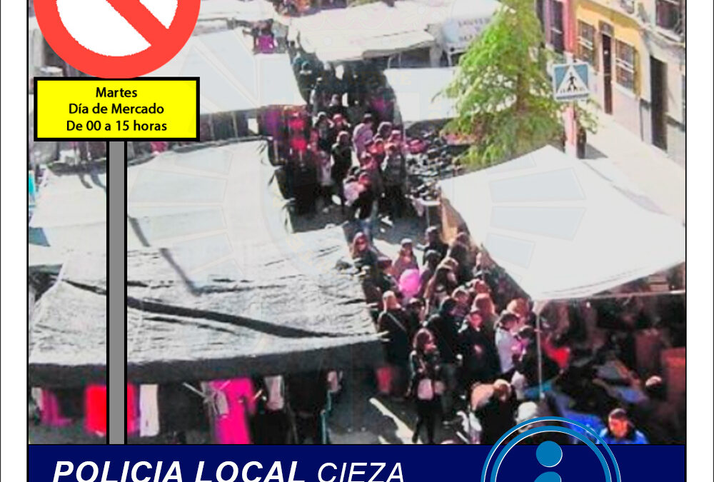 El mercado semanal será el martes.