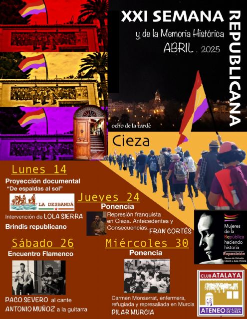XXI semana republicana y de la memoria histórica en Cieza