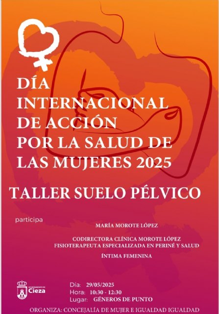 Organizan un taller con motivo del Día de la Salud para las Mujeres