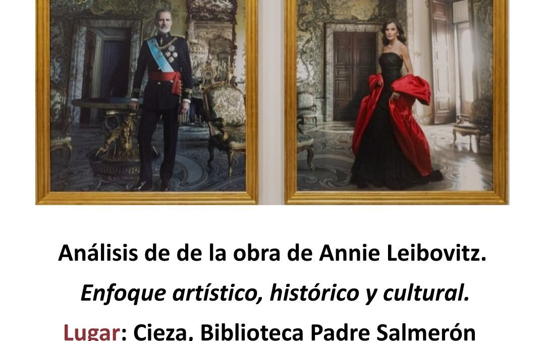 Conferencia en Cieza de Annie Leibovitz y los Reyes de España