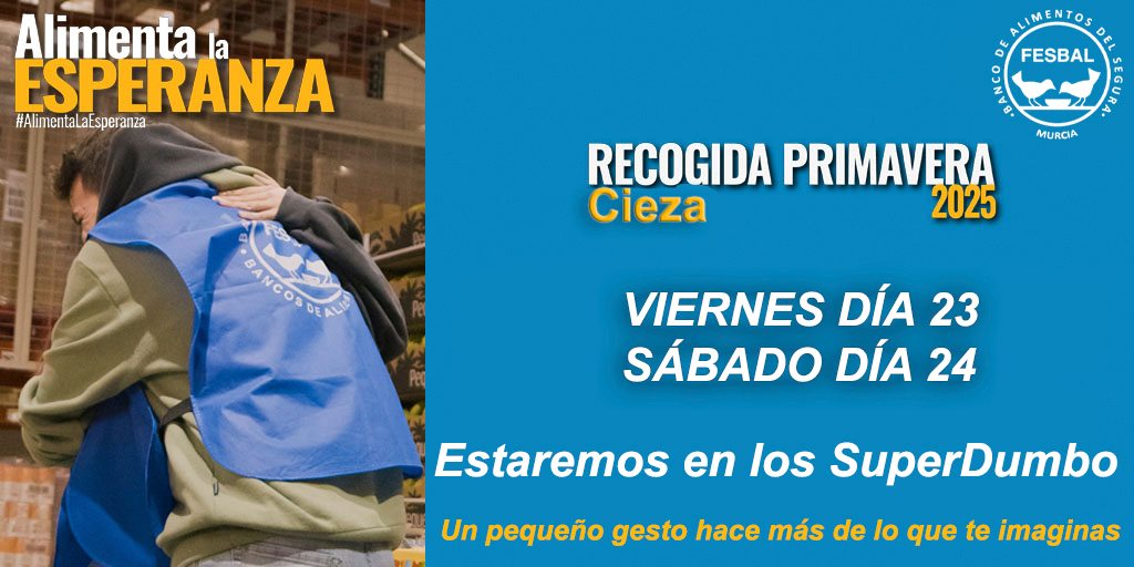 Recogida de Primavera del Banco de Alimentos del Segura