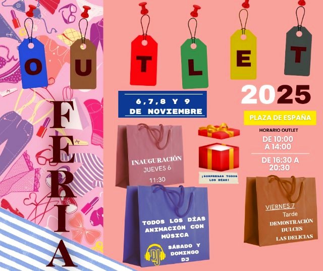La Feria Outlet de Cieza 2025 abrirá este jueves