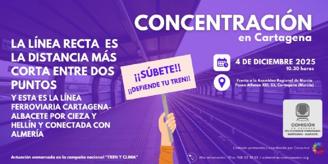 El Ayuntamiento invita a los ciezanos a sumarse a la próxima concentración en defensa del corredor ferroviario